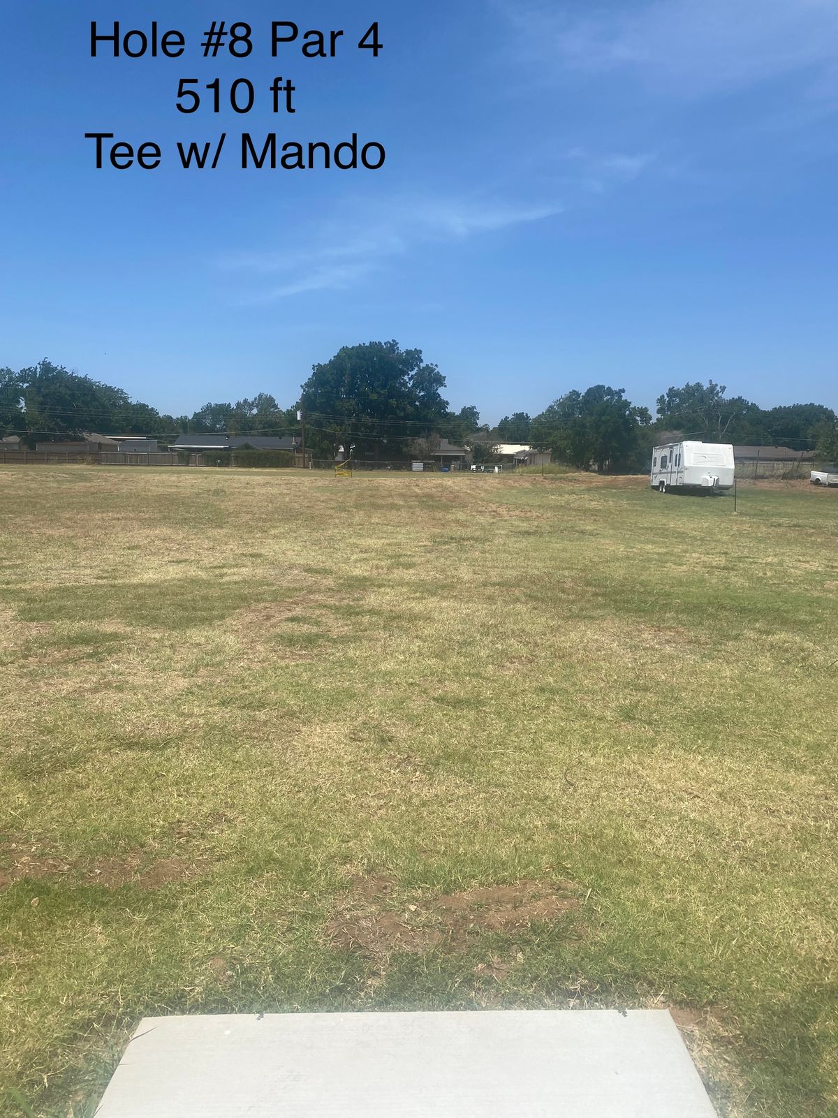 If you miss the mando, the drop zone is close to the caution tape.