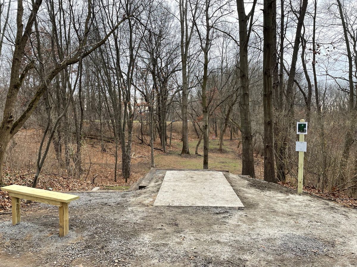 View of hole 13 in December
