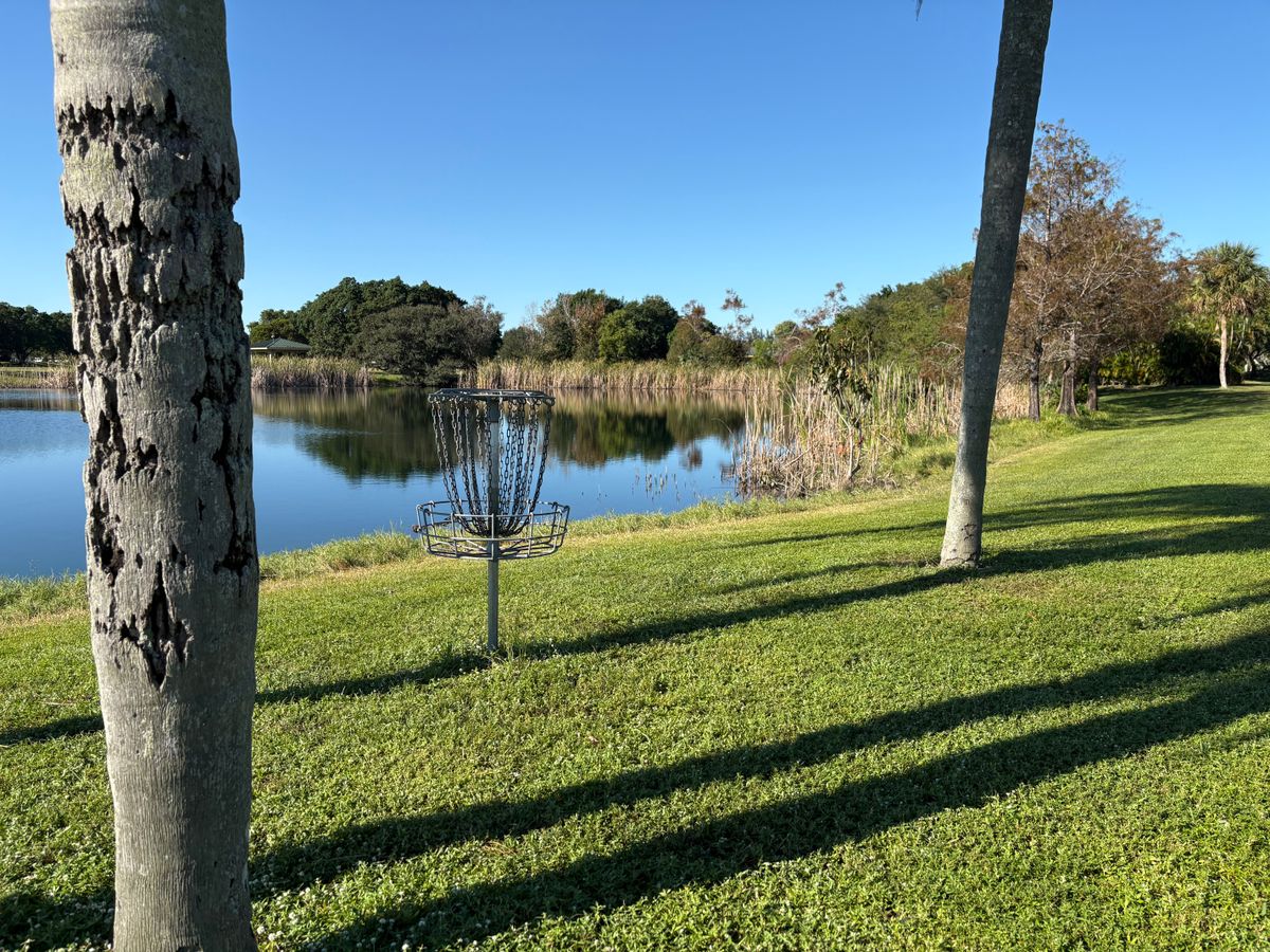 Hole 11, looking back towards the tee pad.