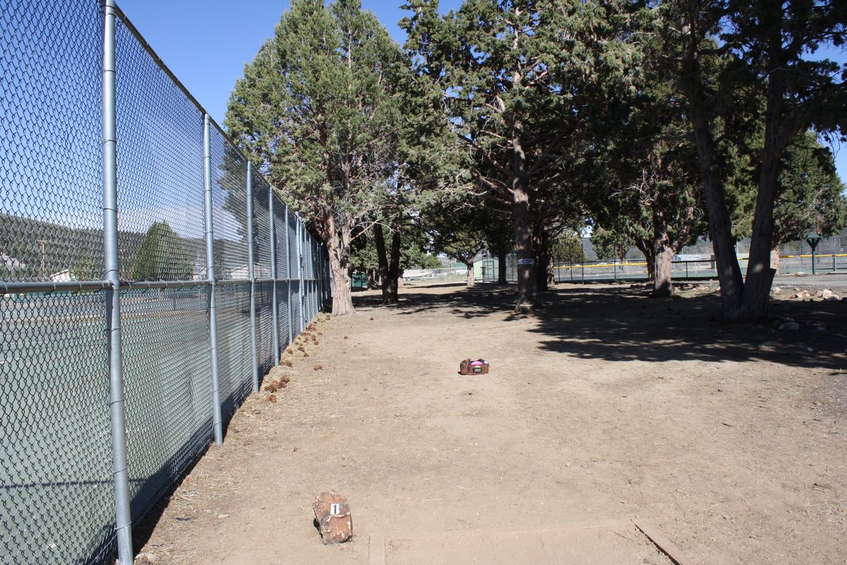 Hole 1 tee.