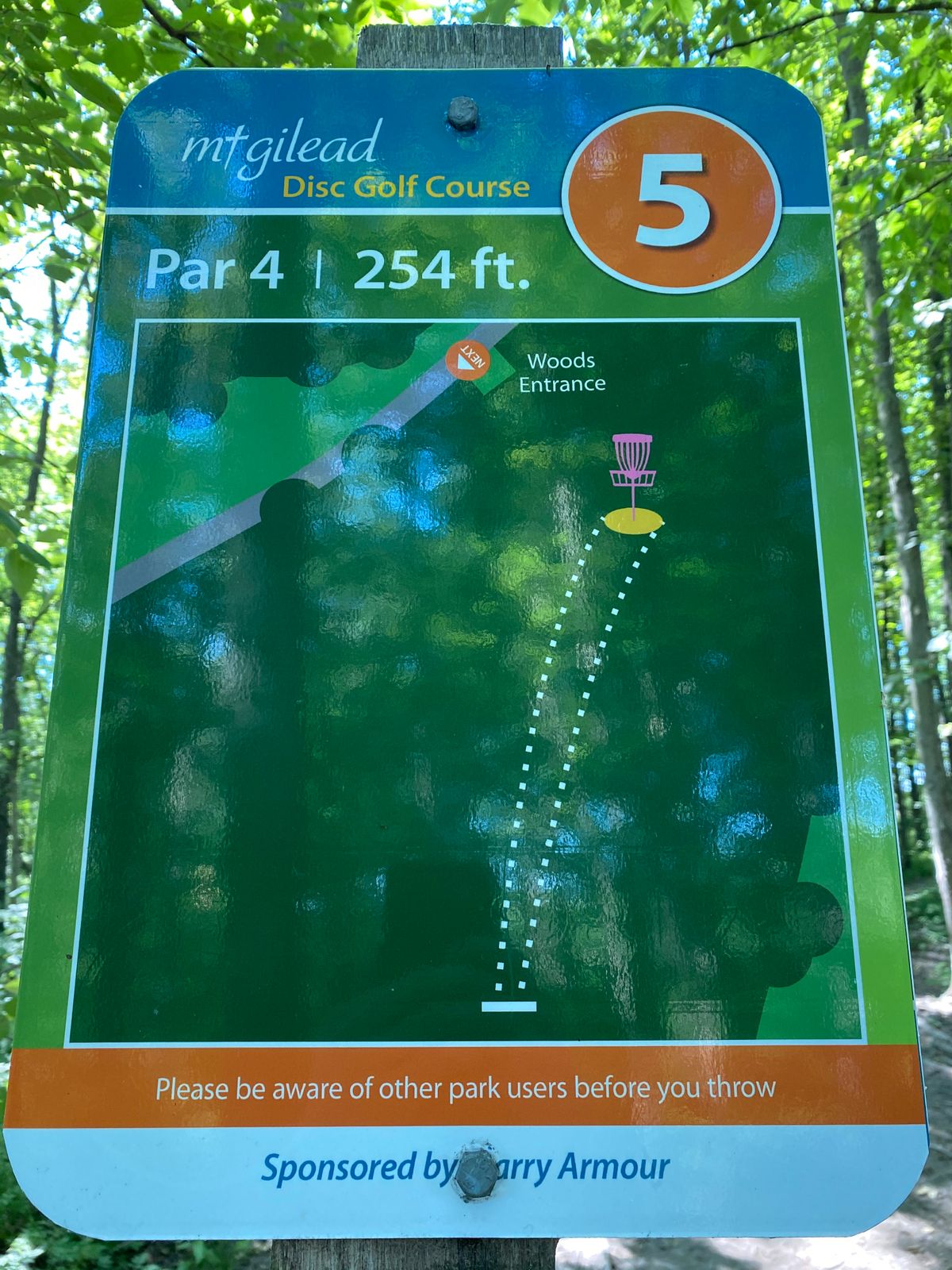 Hole 5 (Sign)