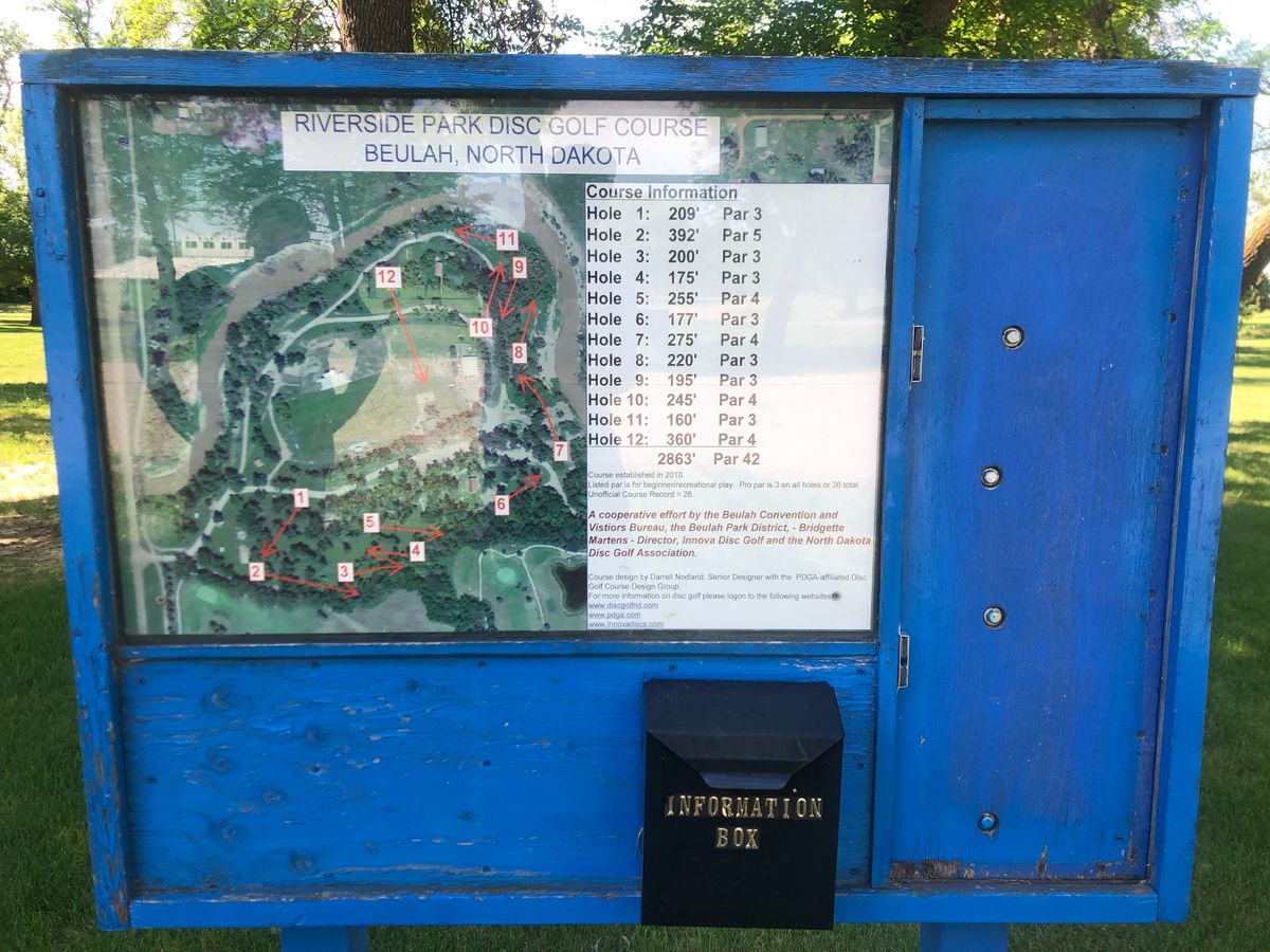 Riverside Park Disc Golf Course - Beulah, ND