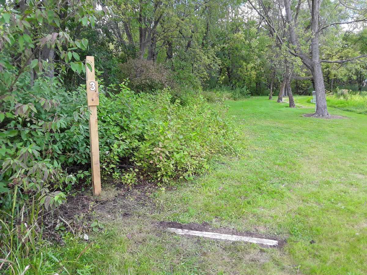 Hole 3 from tee.