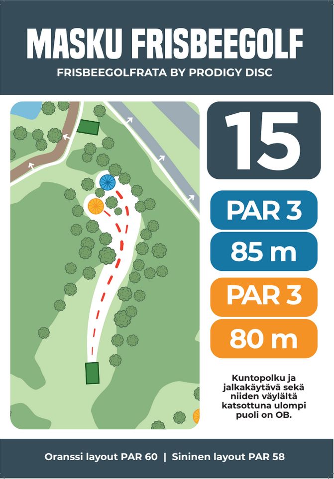 Väyläopaste, väylä 15