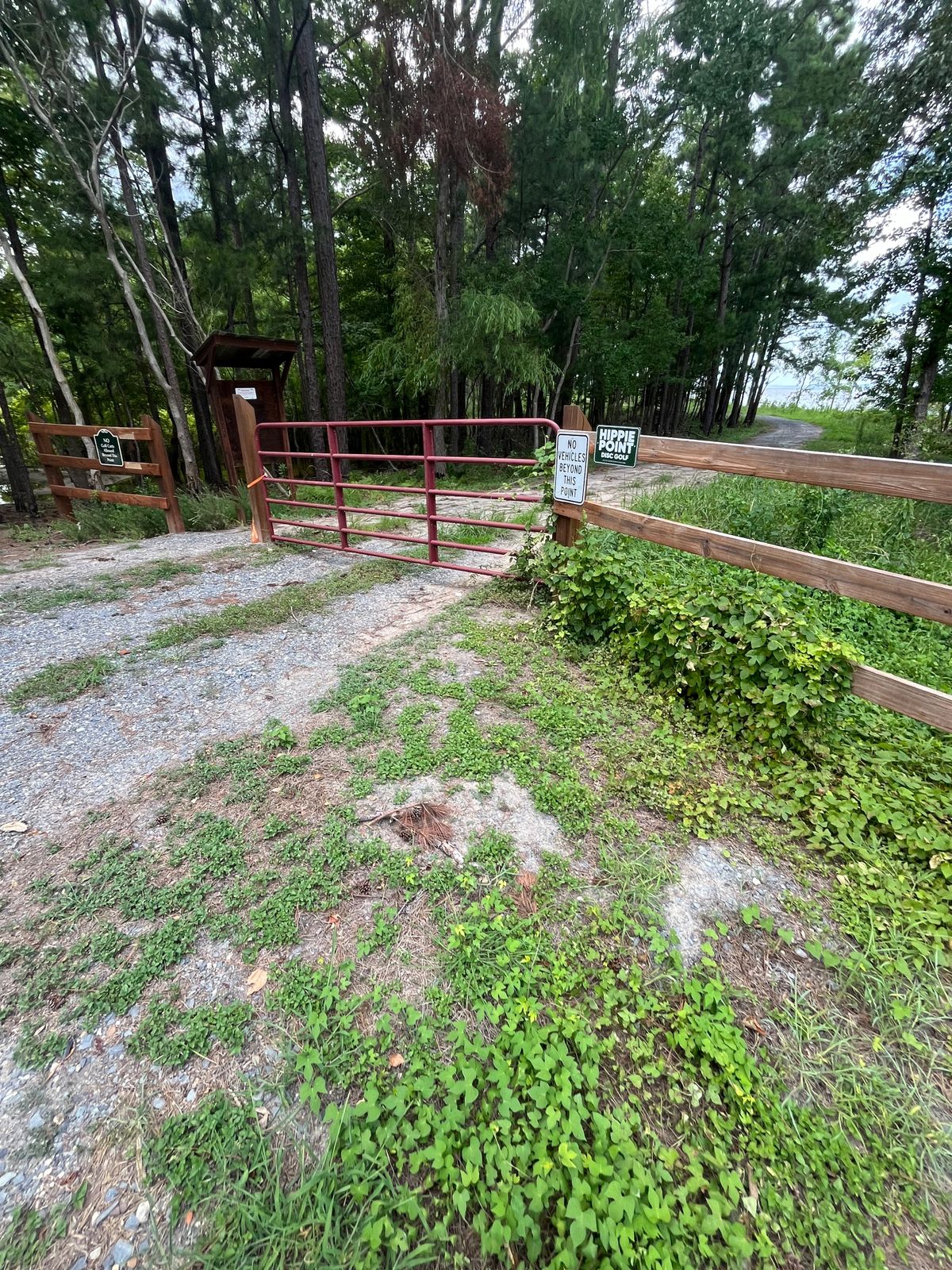Follow the red gate.