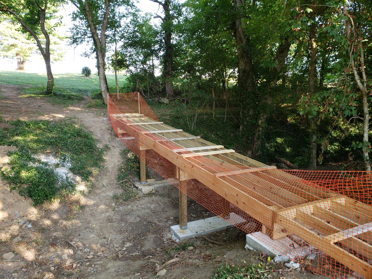 Walk Bridge over "Canyon" on #5