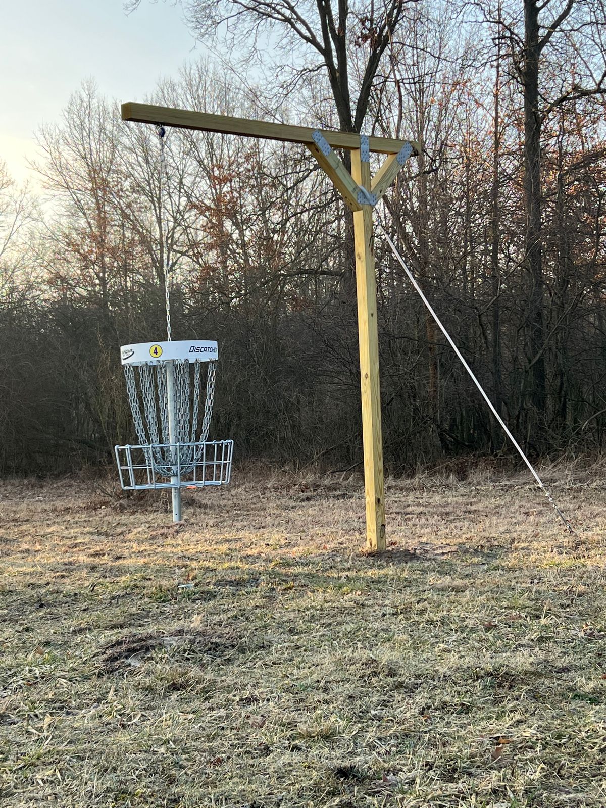 Hanging basket - hole 4 White
