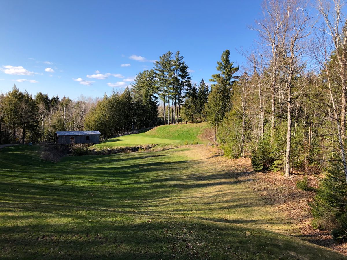 Iconic scenic bridge.  Hole 16