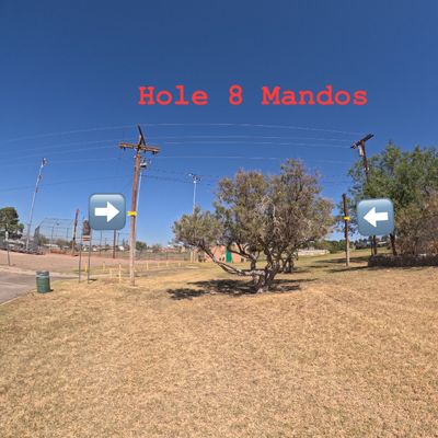 Hole 8 Mando Poles.