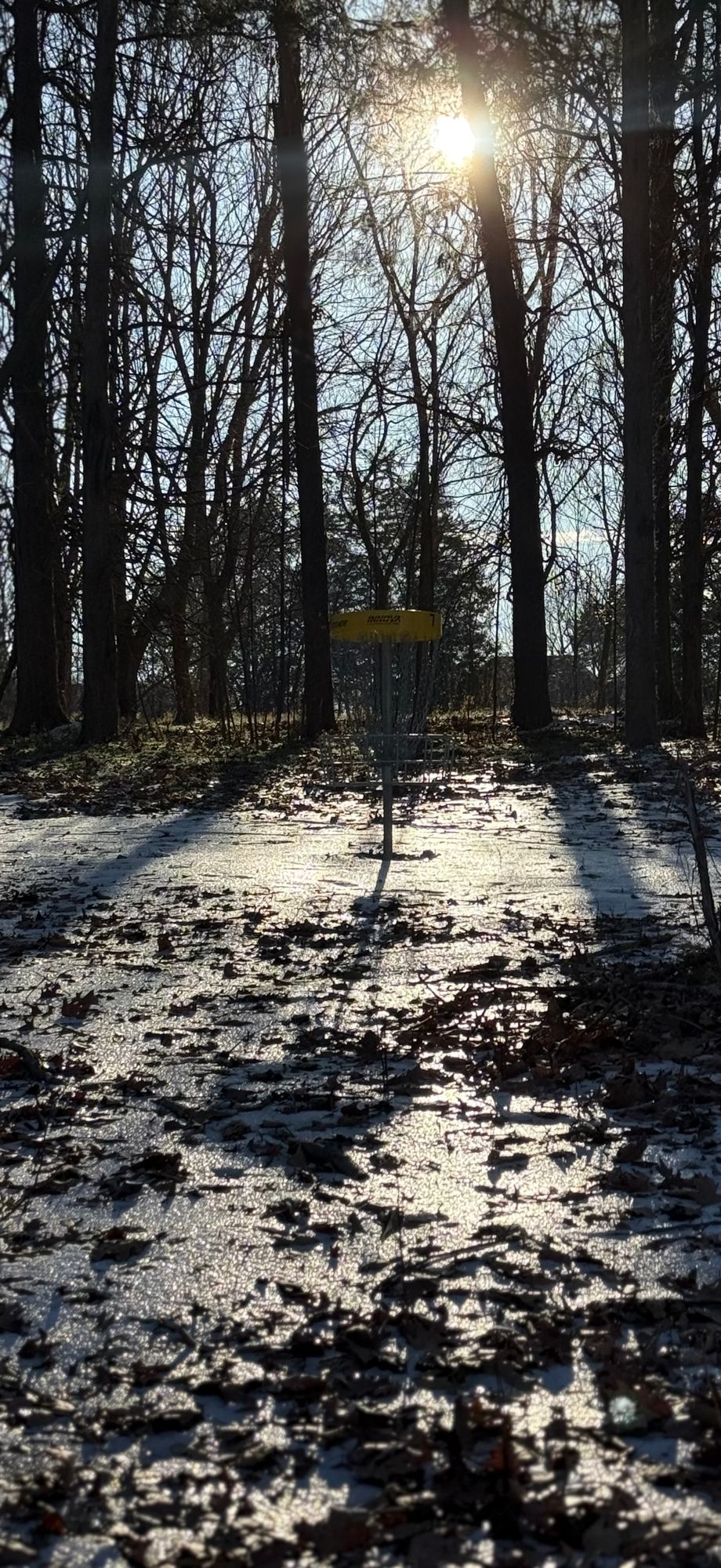 Hole 7.  Snow day!