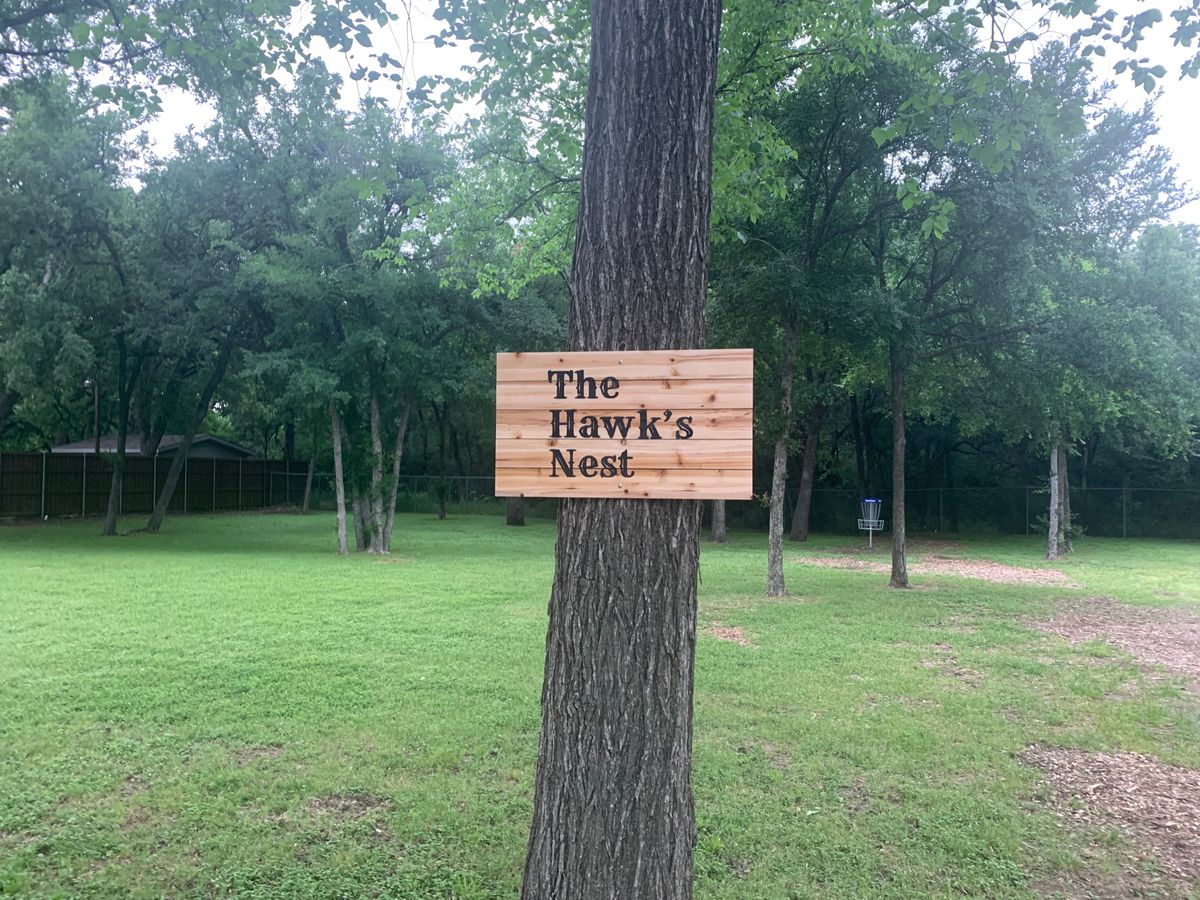 Sign at the gate