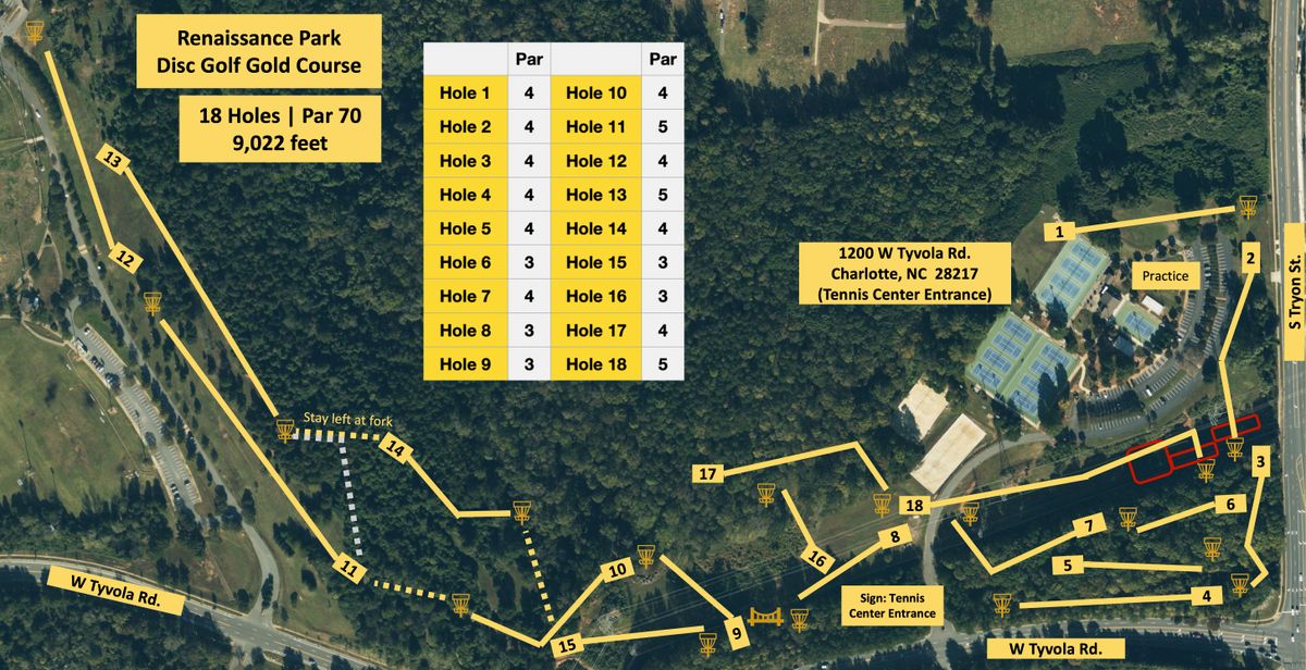 Longs/Gold Course Map