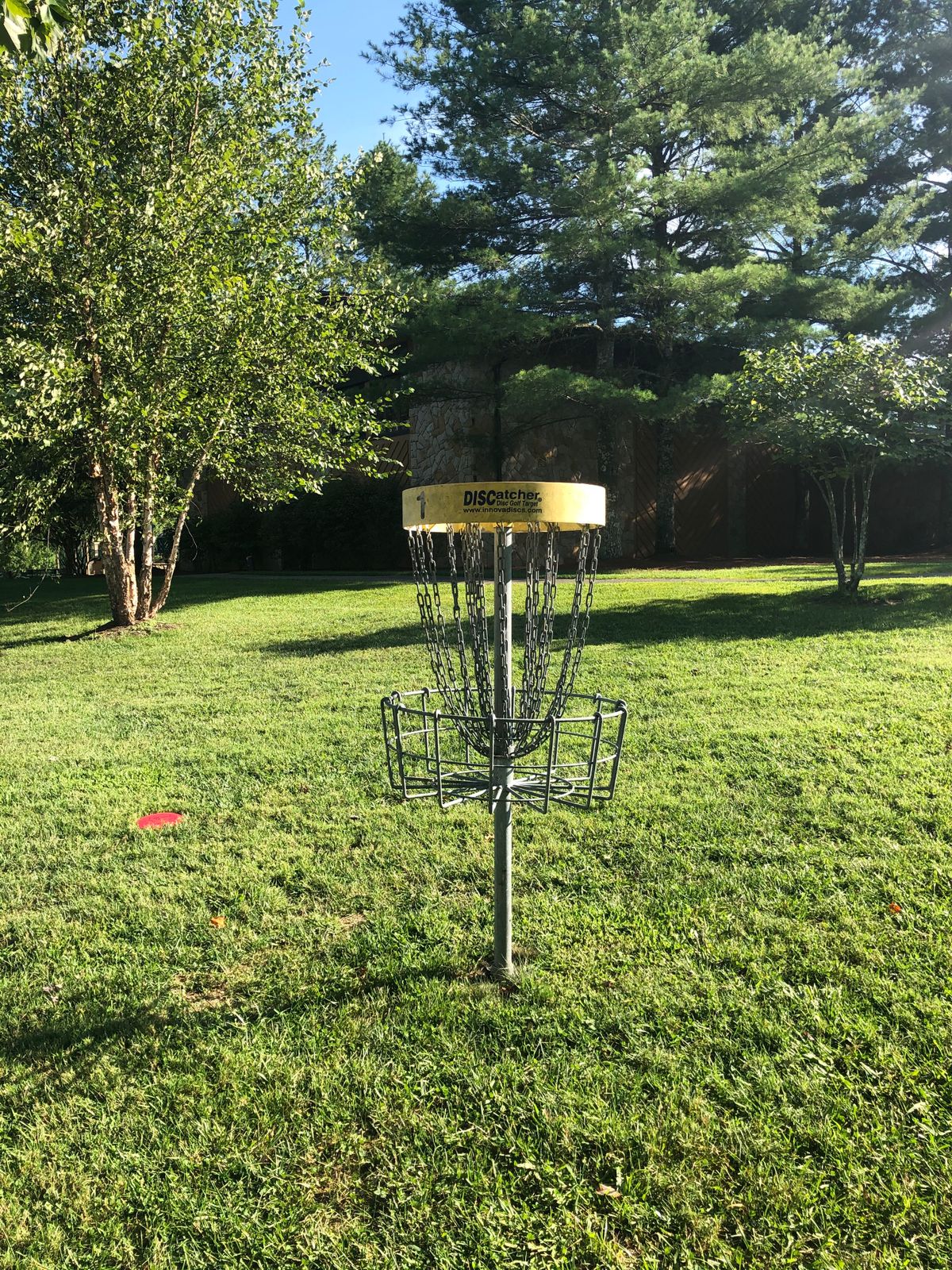 Hole 1 basket