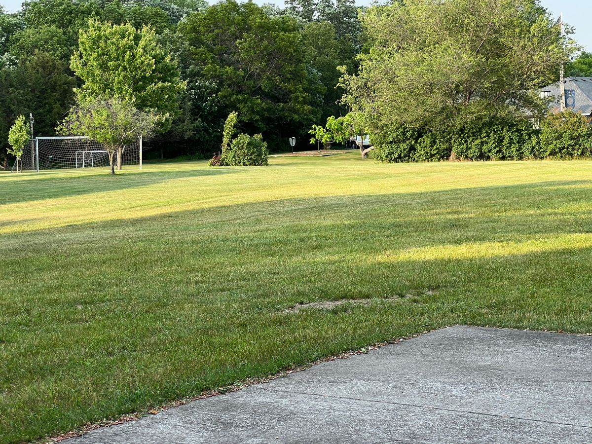 Off the Tee Box off this long par 3 with a putter