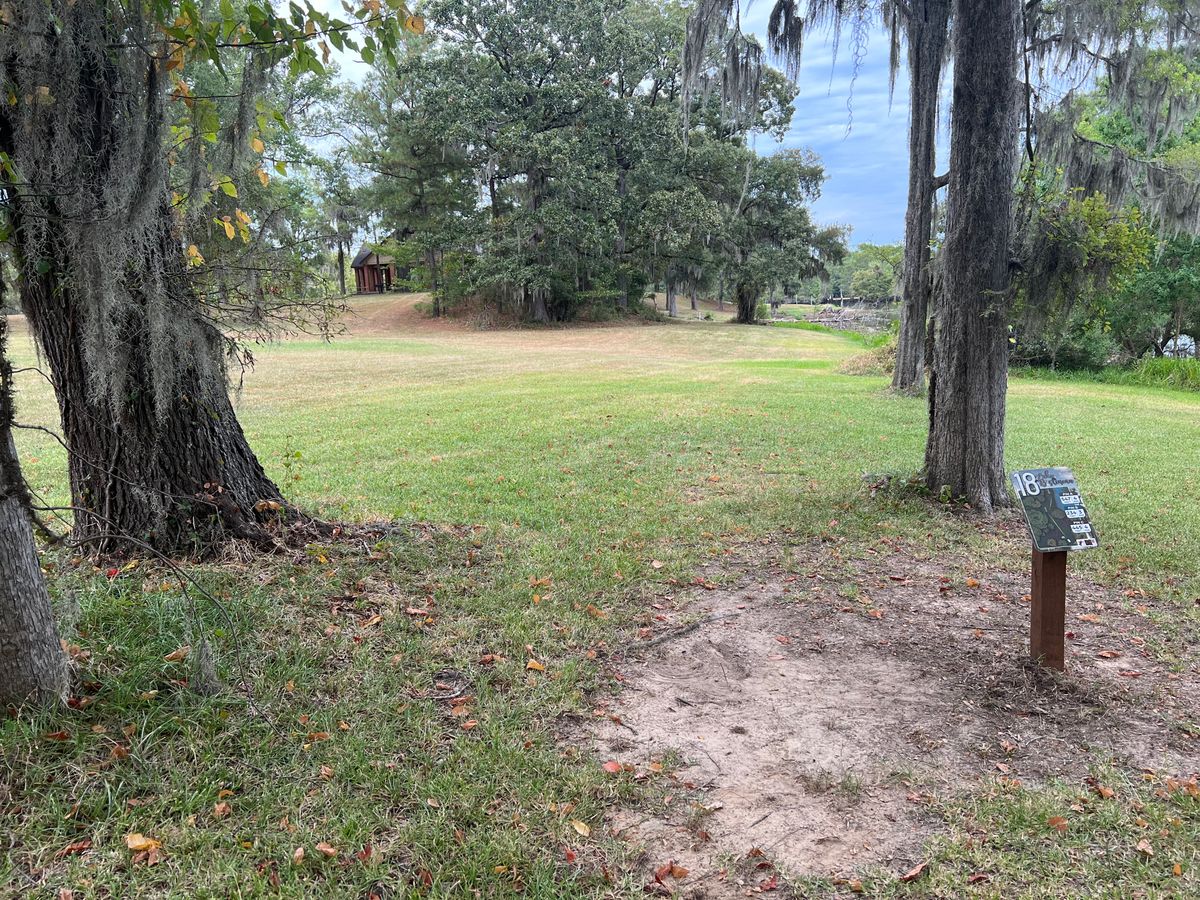 Hole 18 tee