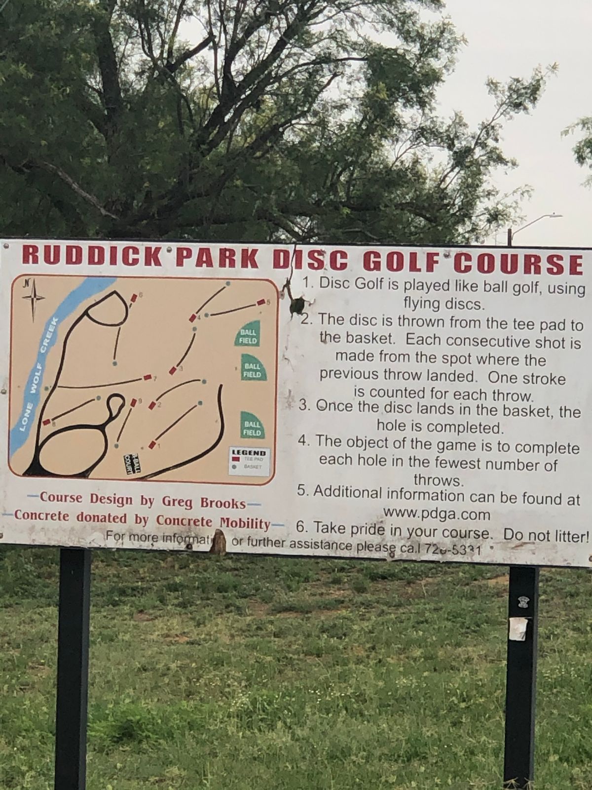 Course map and rules!