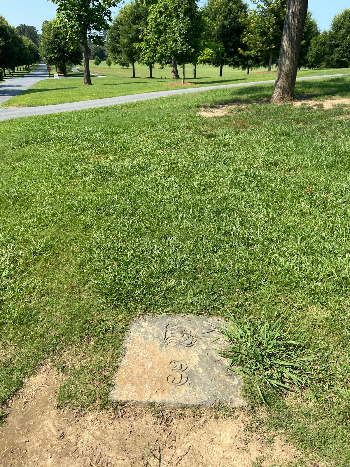 Hole 3 tee marker