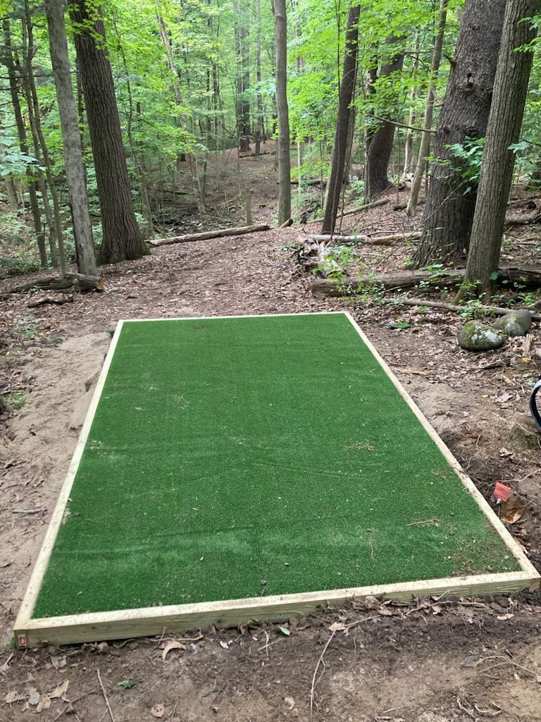 Hole 3 from behind Teepad