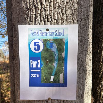 Temporary tee signs