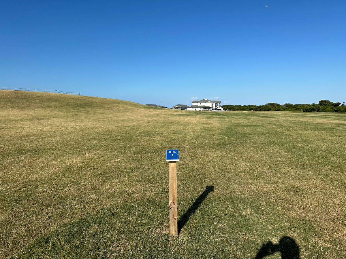 Hole 1 tee.