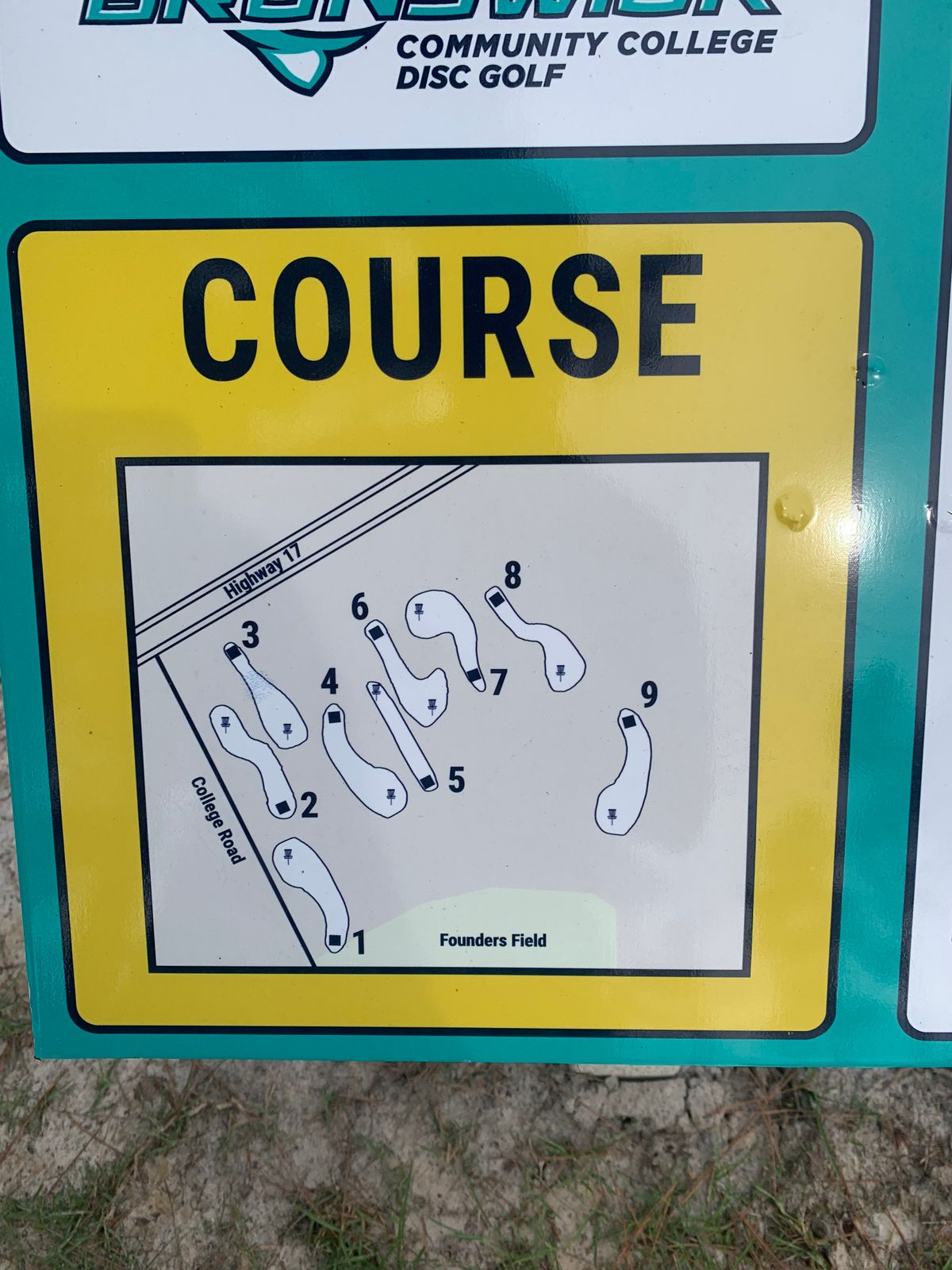 Course overview - all around the baseball field