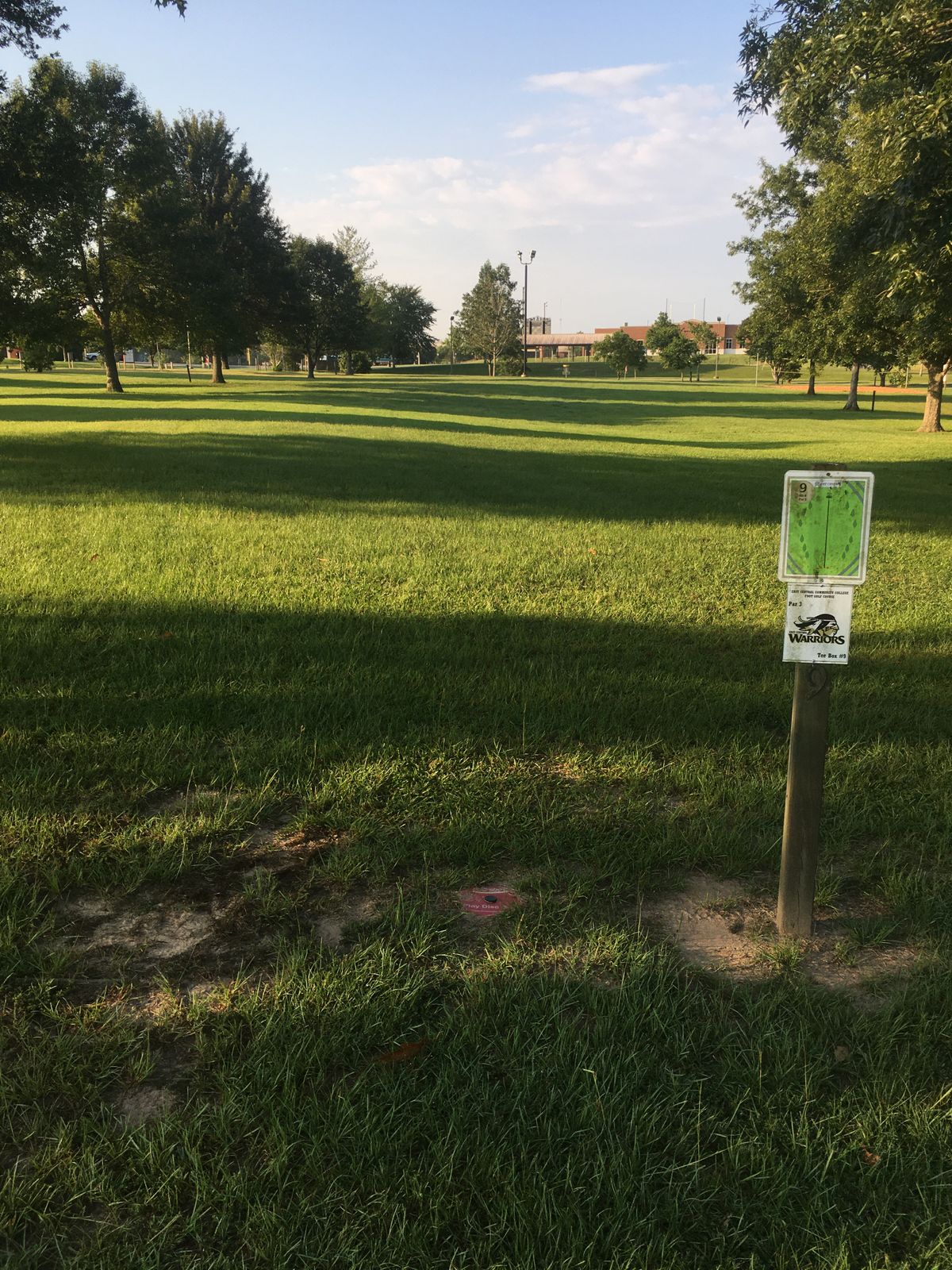 Hole 9 tee