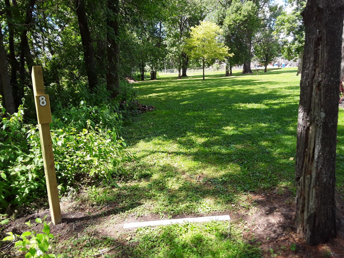 Hole 8 from tee