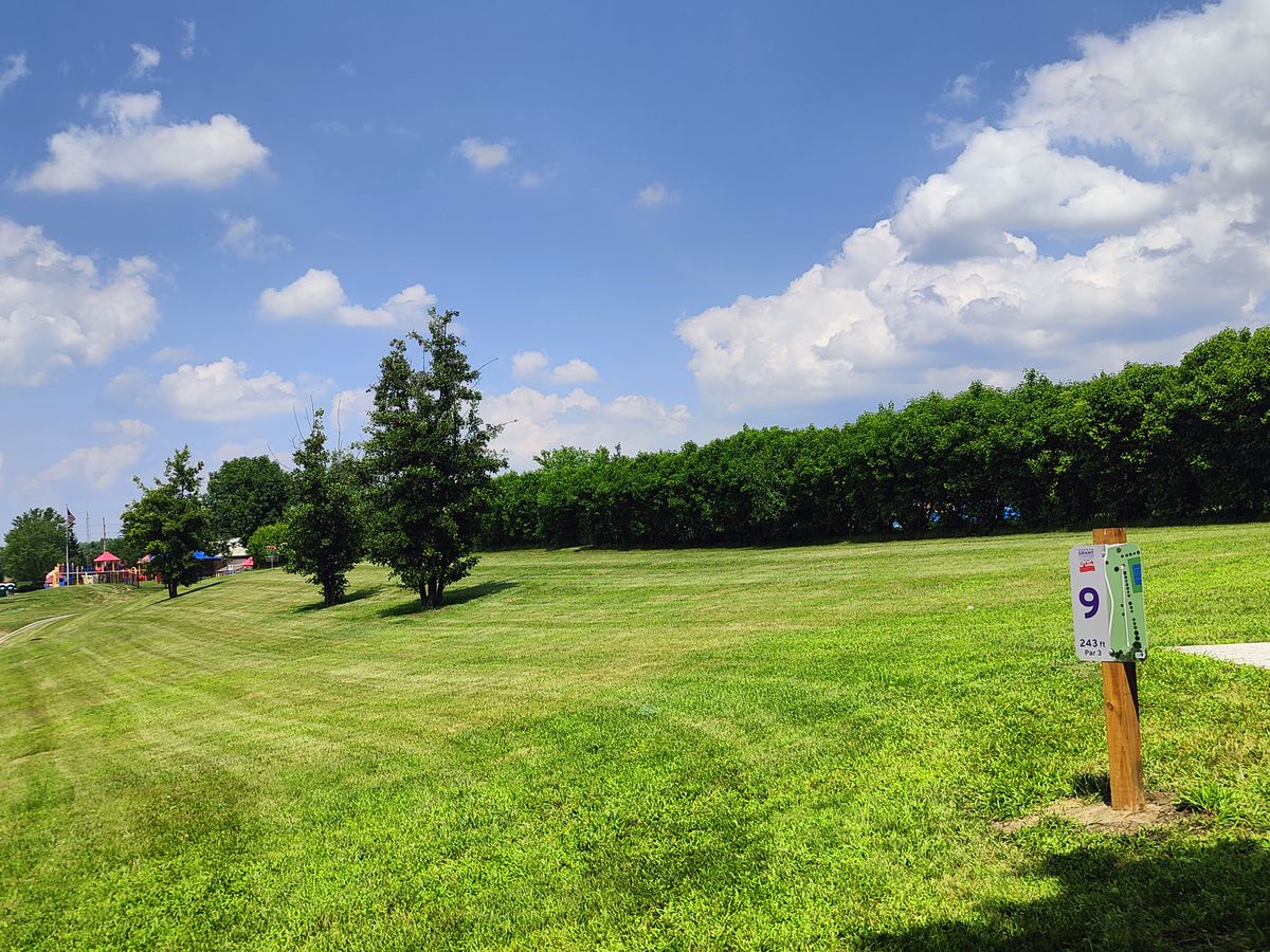 Hole 9 - 243 ft - Par 3 - Slight Hill Entire Fairway