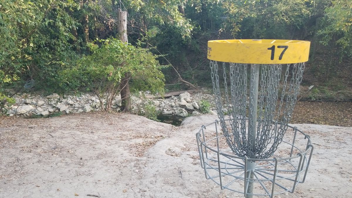 OB creek behind the basket