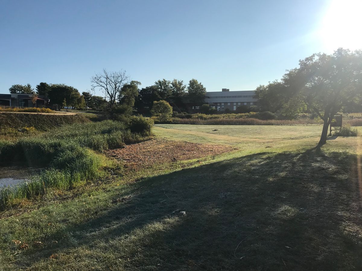 Hole 2 landing zone.