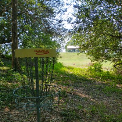 Hole 1 Looking back towards Teepad