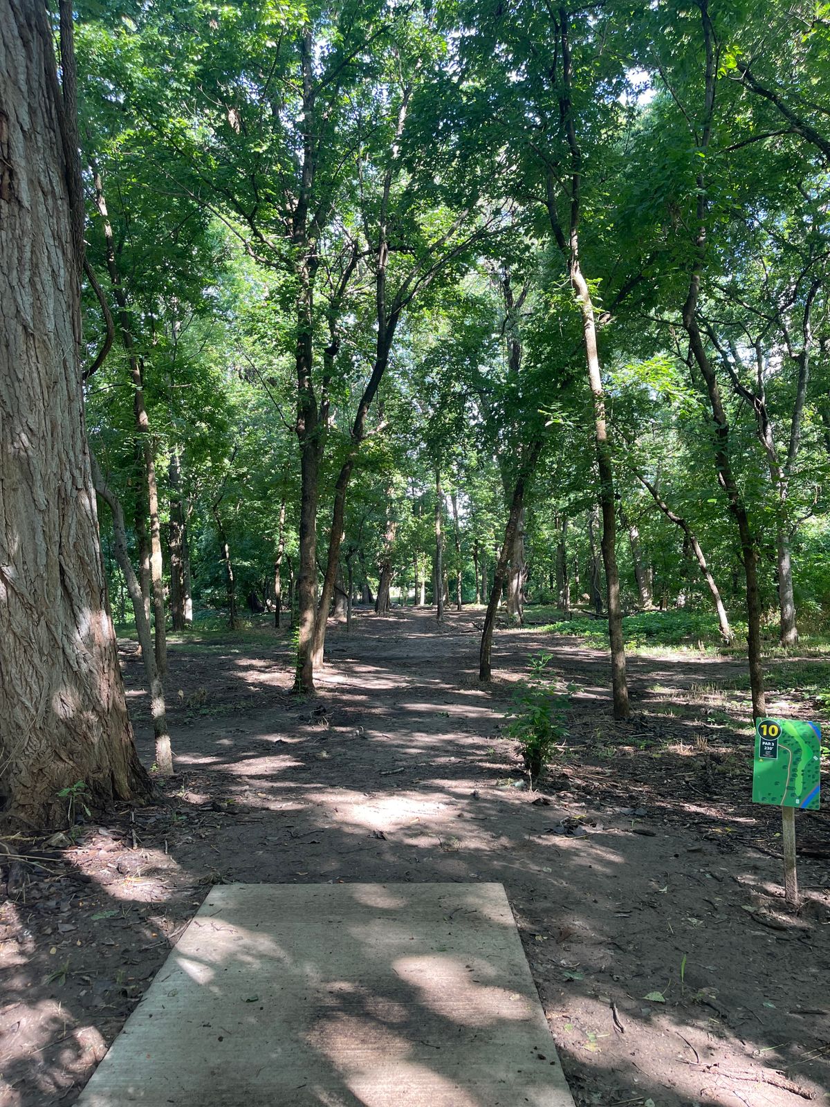 Hole 10 short tee pad