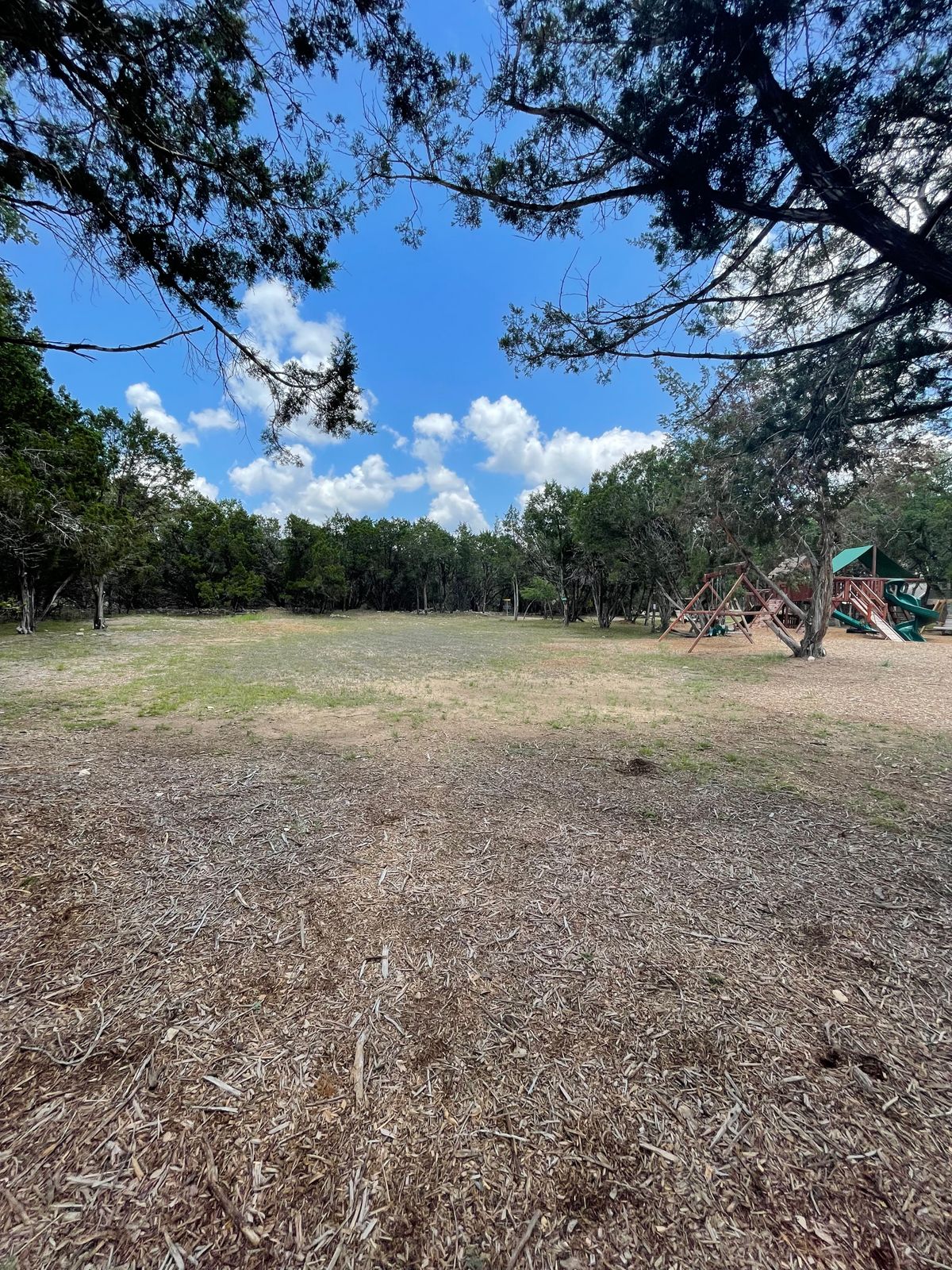 Green Tee 8 (no visable Teepad, play from under the tree and left of first Mando)