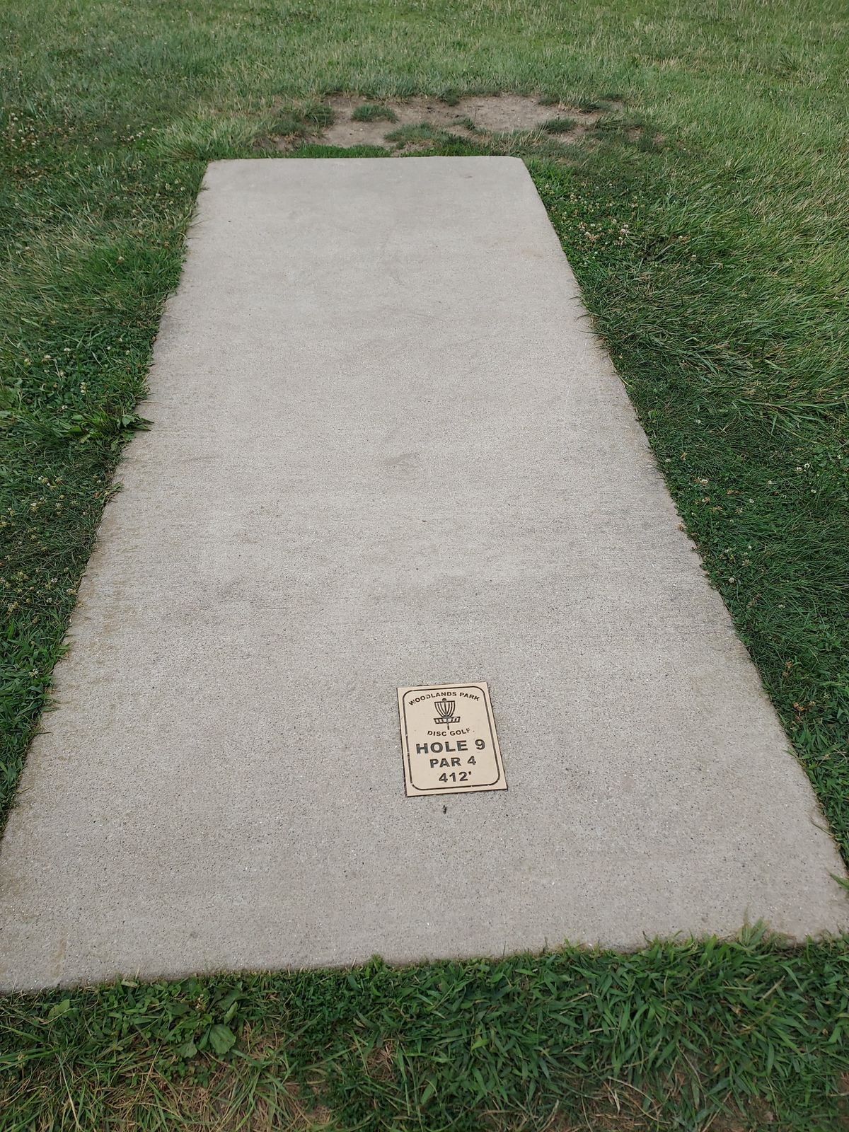 Hole 9 tee