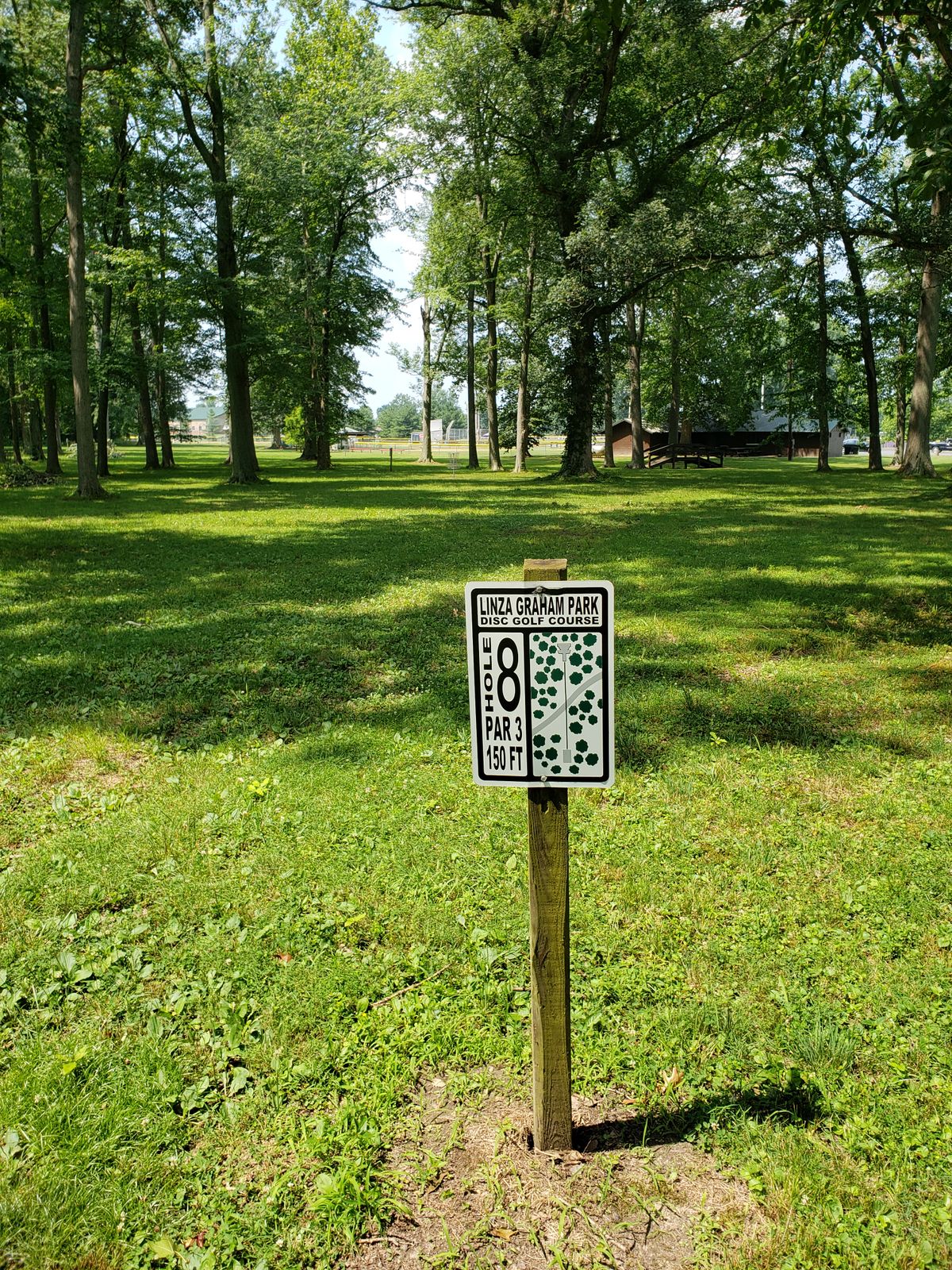 #8 Sign and Fairway view.