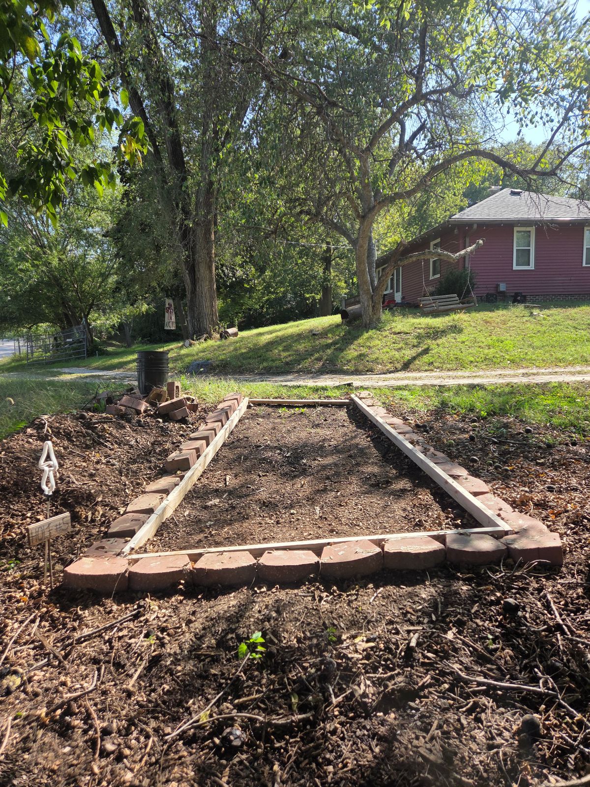 Hole 5 around the house.