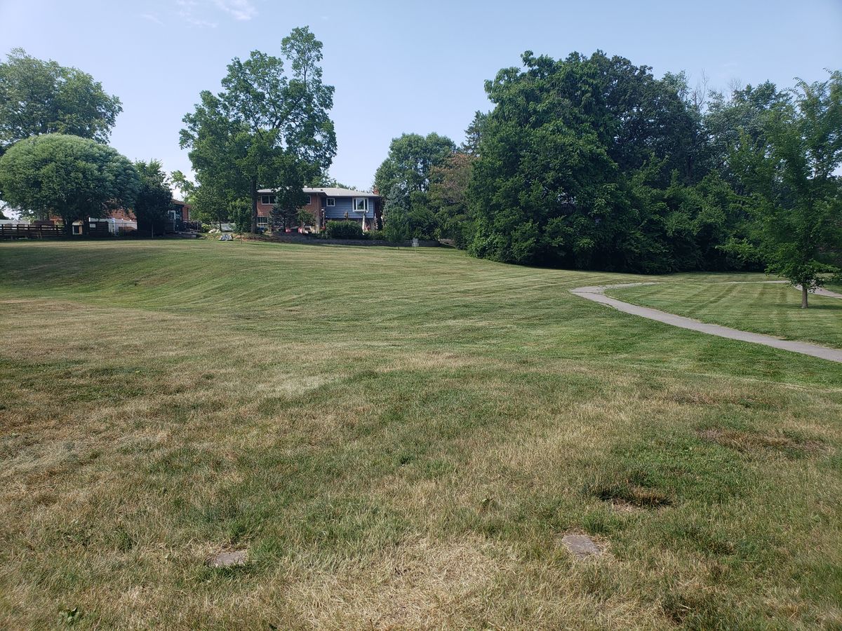 Hole 3 Crestwood park disc golf course