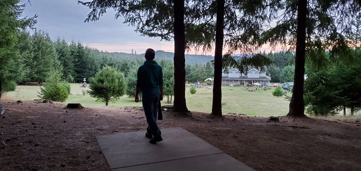 View from 18 ain't bad; especially at dusk.