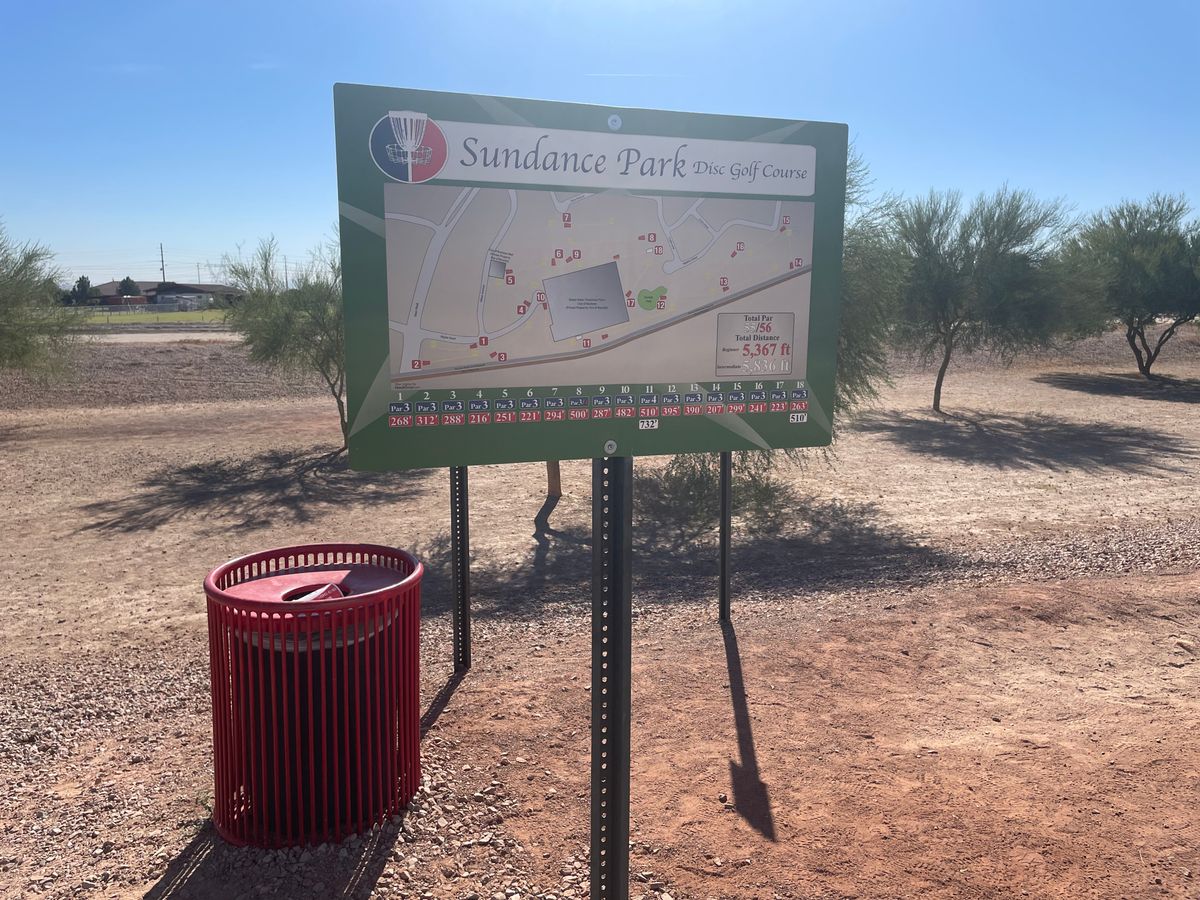 Map at tee 1