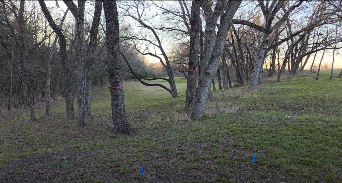 hole 4 teepad double mando with secondary tree gap