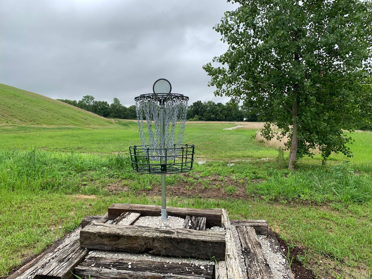 Hole 3 basket to tee