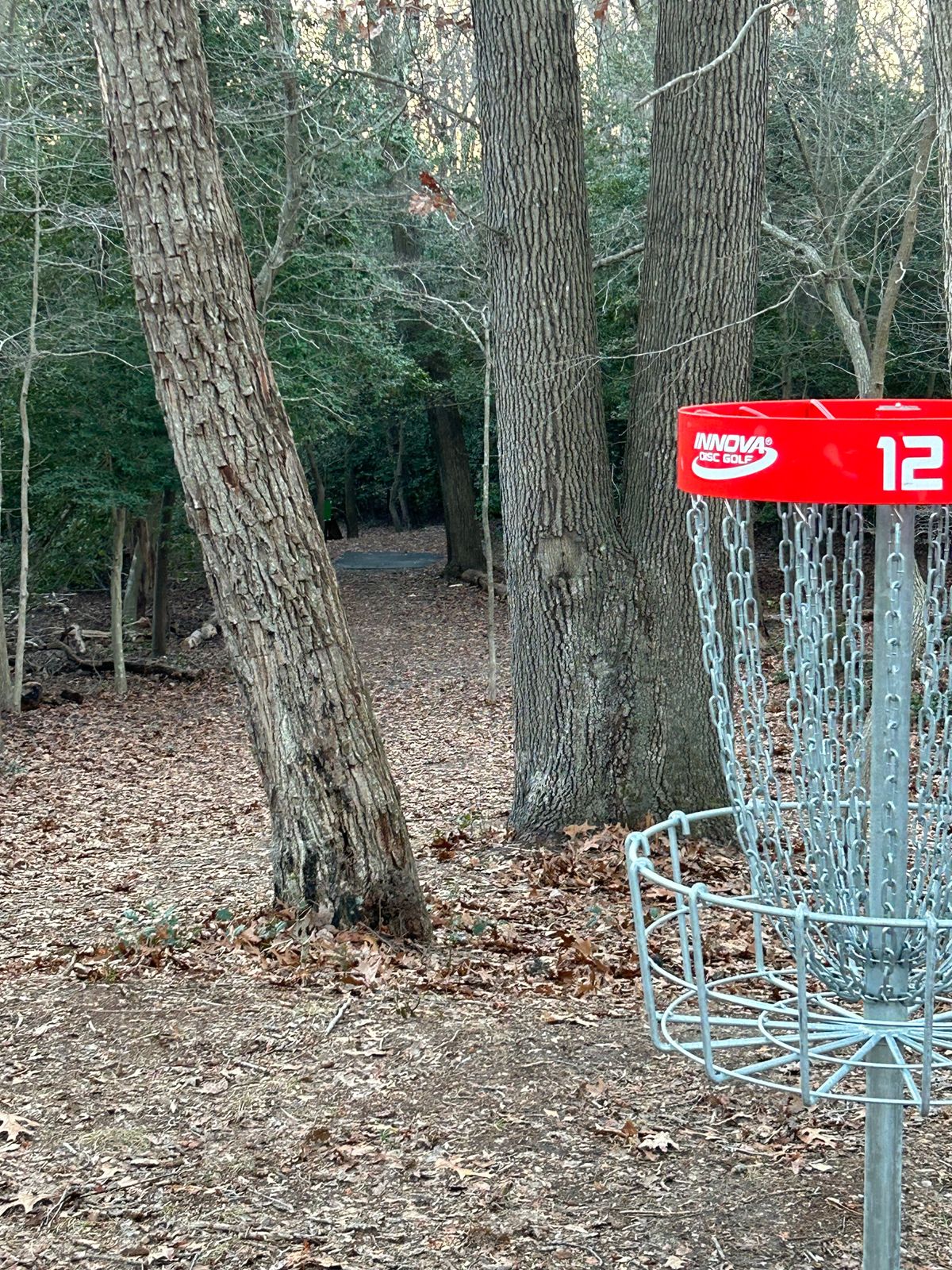 Looking downhill toward the 12th tee