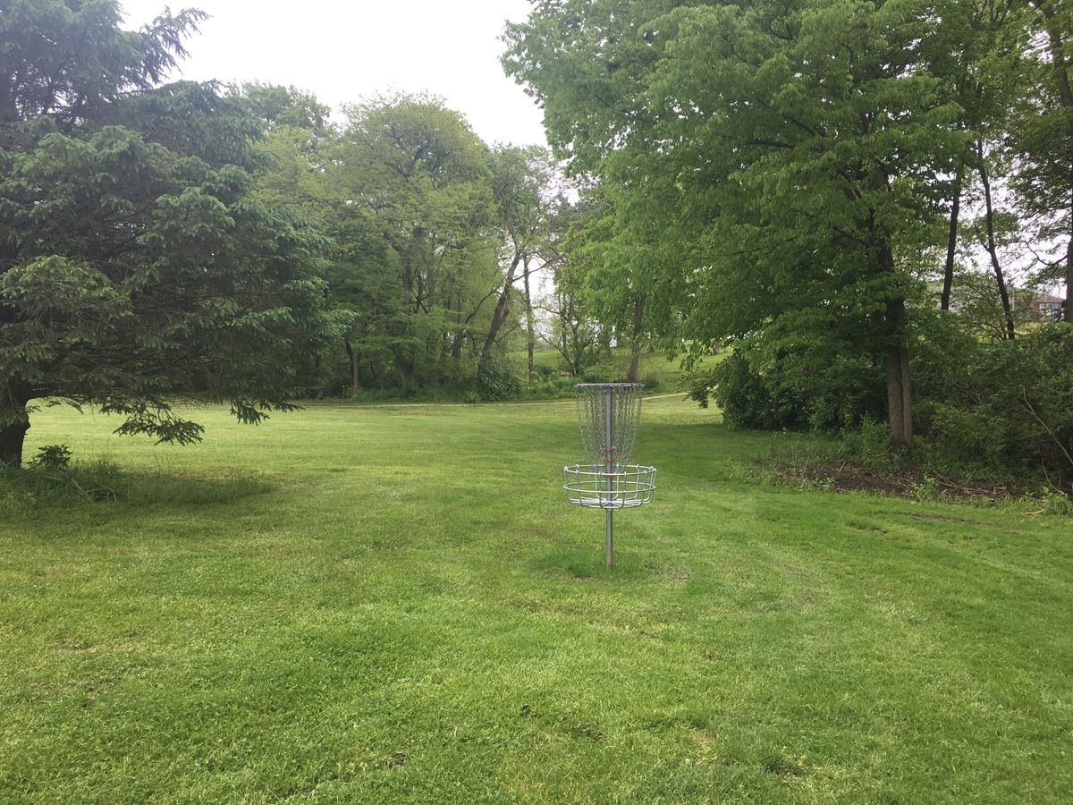 Hole 1 basket