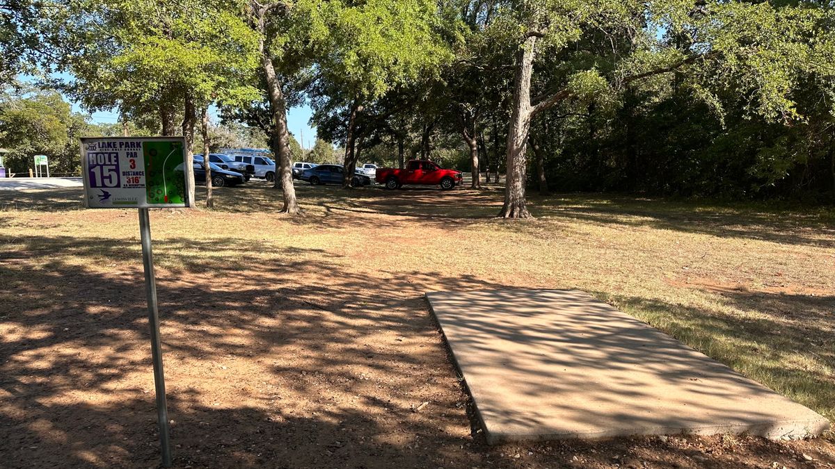 Hole 15 during summer