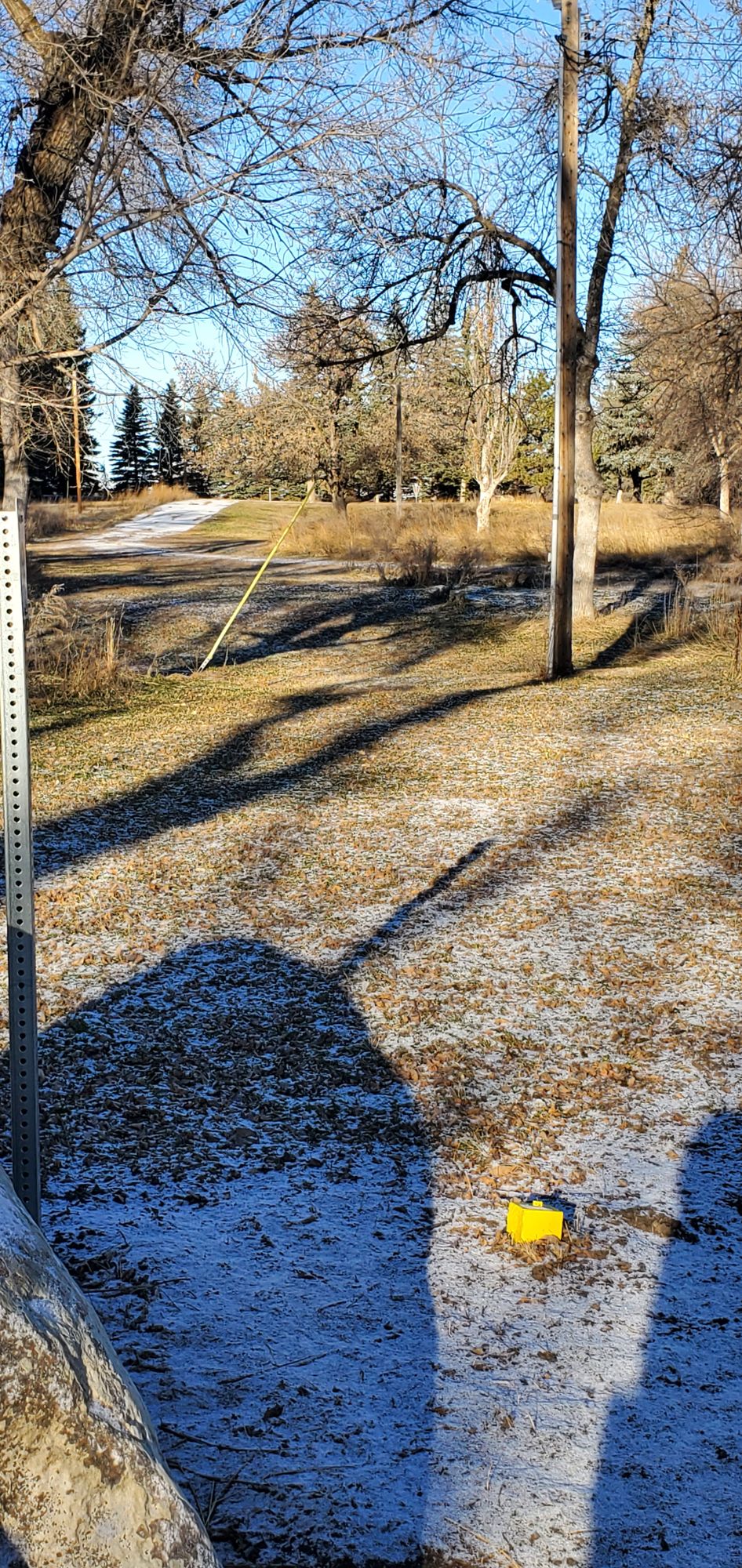 9th tee to fairway/basket.