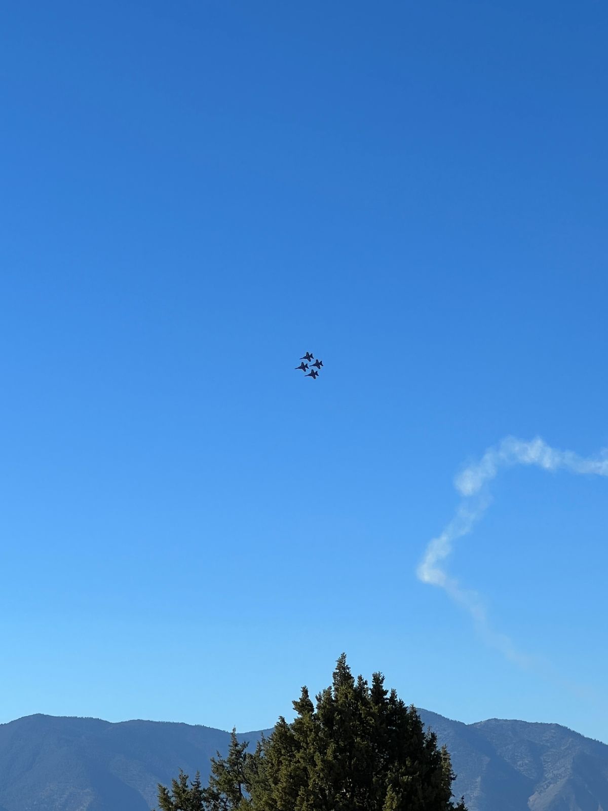 Nice visit from the Blue Angels!
