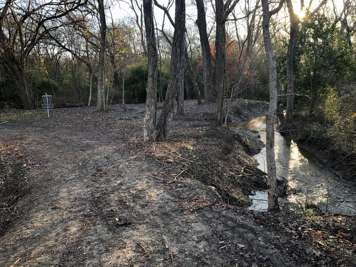 #16 with the creek full.