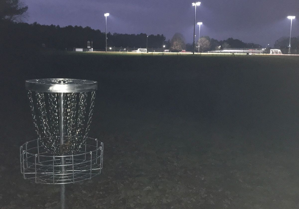 9th basket at dusk