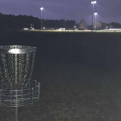 9th basket at dusk