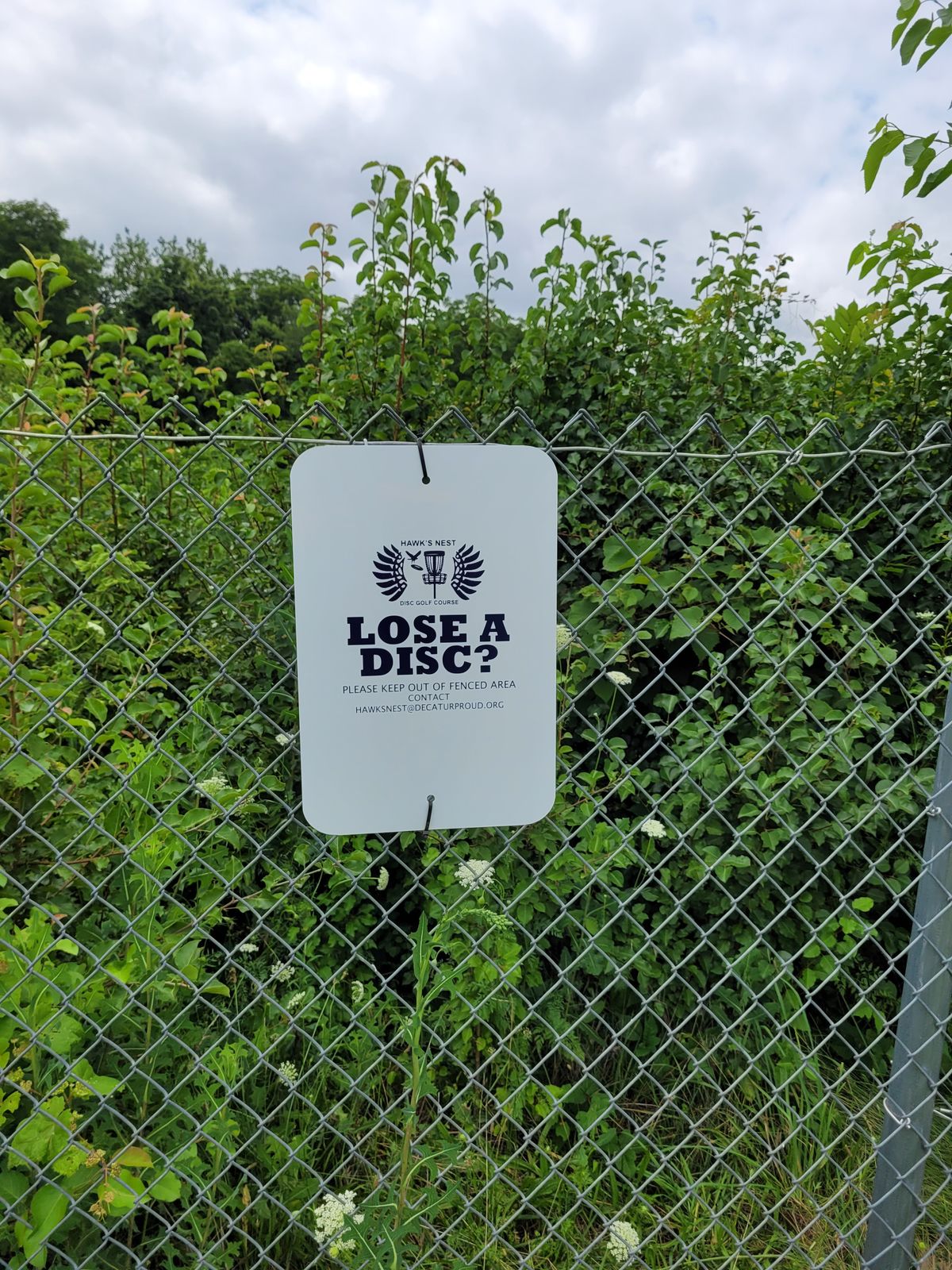 Lose a disc contact us